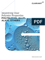 Reactive Polyglycol Ethers