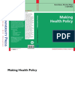 Making Health Policy Book PDF