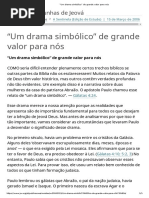 “Um Drama Simbólico” de Grande Valor Para Nós