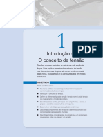 Introdução ao conceito de tensão em elementos estruturais