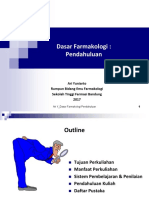 Farmakologi Pendahuluan