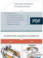 Generator sinkron di pembangkit listrik