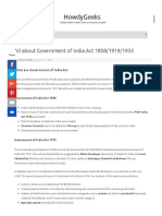 Howdygeeks Com Government India Act 1858 1919 1935 PDF