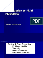 Introduction To Fluid Mechanics: Benno Rahardyan