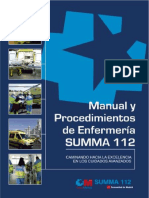 Manual y Procedimientos de Enfermerc3ada Summa 112 2012