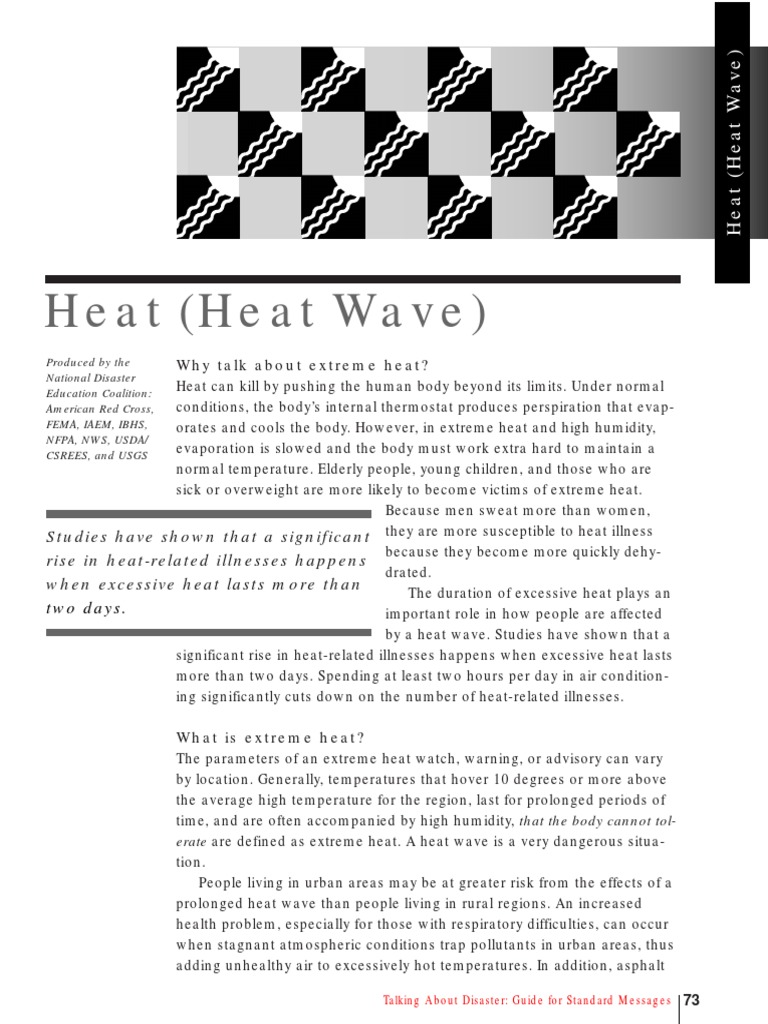 Understanding Extreme Heat Risks | PDF | Hyperthermia | Heat Wave