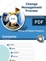 Change Management Process: Office of State Finance