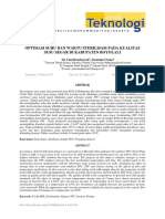 Optimasi Suhu Dan Waktu Sterilisasi Pada Kualitas PDF
