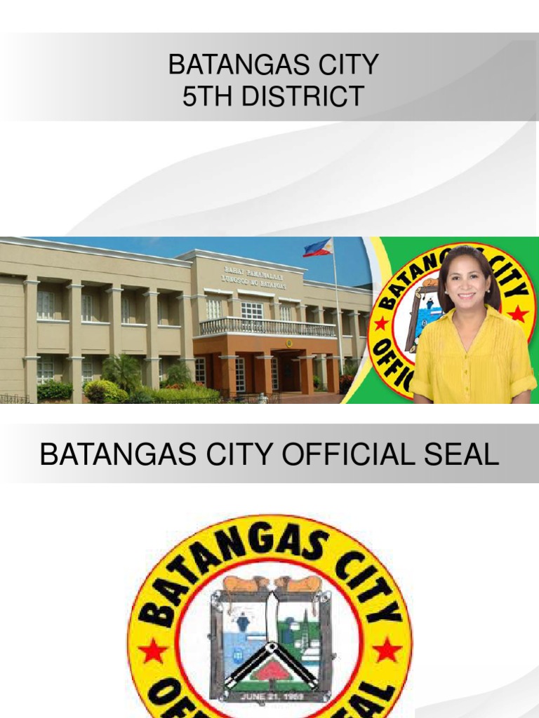 Batangas City: History and Districts Overview | PDF | Politics | Travel