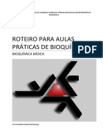 Roteiro de aulas práticas de bioquímica básica