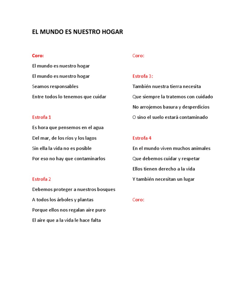 El Mundo Es Nuestro Hogar Pdf Ciencia Y Matemáticas Tecnología