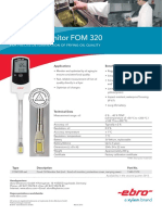 Medidor de Aceite FOM 320