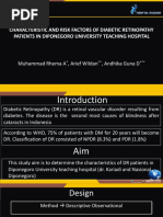 Diabetic Retinopathy ppt