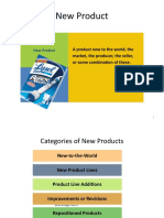 New Product: A Product New To The World, The Market, The Producer, The Seller, or Some Combination of These