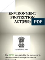 Environment Protection ACT (1986)