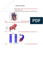 Body System Checklist 1