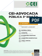 CEI Advocacia Pública 3a Edição Rodada 30/01/2017