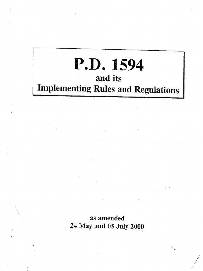 PD 1594-Irr | PDF