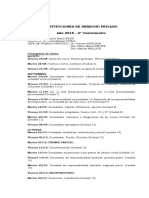 Cronograma de Clases. Derecho Privado. Negri - Capua. 2º Cuatrimestre 2018 CAMPUS VIRTUAL