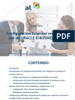 Configuración Estandar en Pcs para Uso de Oracle E-Business Suite