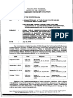 Zonal Public Hearings Consultations On The Revised PSGs For Graduate Programs in Business Administration Proposed Undergraduate PSGs For BSBA BSE and BSOA