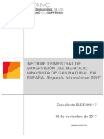 Spanish Gas Retail Market Q2.2017