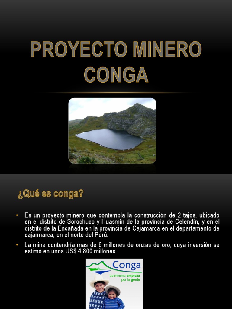 Proyecto Minero Conga en Cajamarca | PDF | Minería | Naturaleza