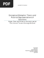 Conceptual metaphor theory and Pictorial Representations of emotions