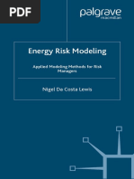 (Nigel Da Costa Lewis) Energy Risk Modelling Appl (B-Ok - Xyz)