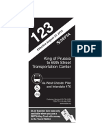 King of Prussia To 69th Street Transportation Center: SEP TA