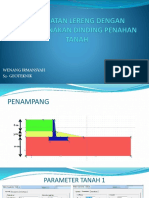 Ujian Plaxis Perkuatan Lereng