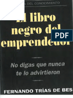 El Libro Negro Del Emprendedor Fernando Trias de Bes Capitulos