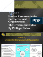 Human Resources in The Entrepreneurial Organization: The Creative Individual by Philippe Birker