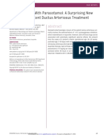 Ductal Closure With Paracetamol: A Surprising New Approach To Patent Ductus Arteriosus Treatment