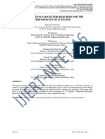 Investigation Parameters Required For The Performance of Ic Engin