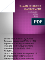 Human Resource (Group Assign)
