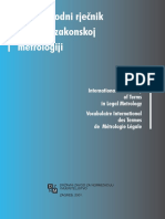 Međunarodni Rječnik Naziva U Zakonskoj Metrologiji PDF
