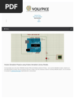 Arduino Simulation Projects Using Arduino Simulation Library Models