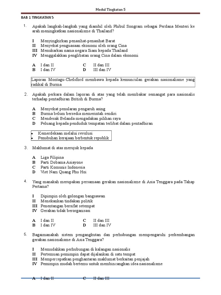 Topik 1 Kertas 1 Pdf
