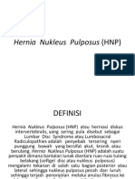 Hernia Nukleus Pulposus (HNP)