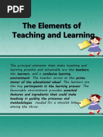 Elements of Teaching