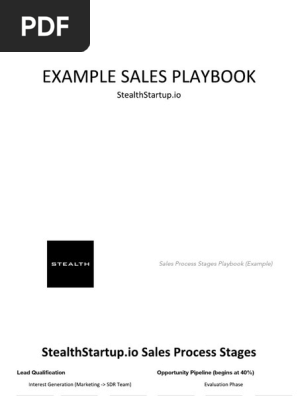 Enterprise Sales Guide: Sales Process Playbook