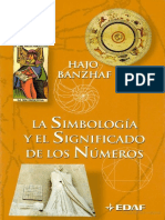 Banzhaf Hajo - La Simbologia Y El Significado de Los Numeros