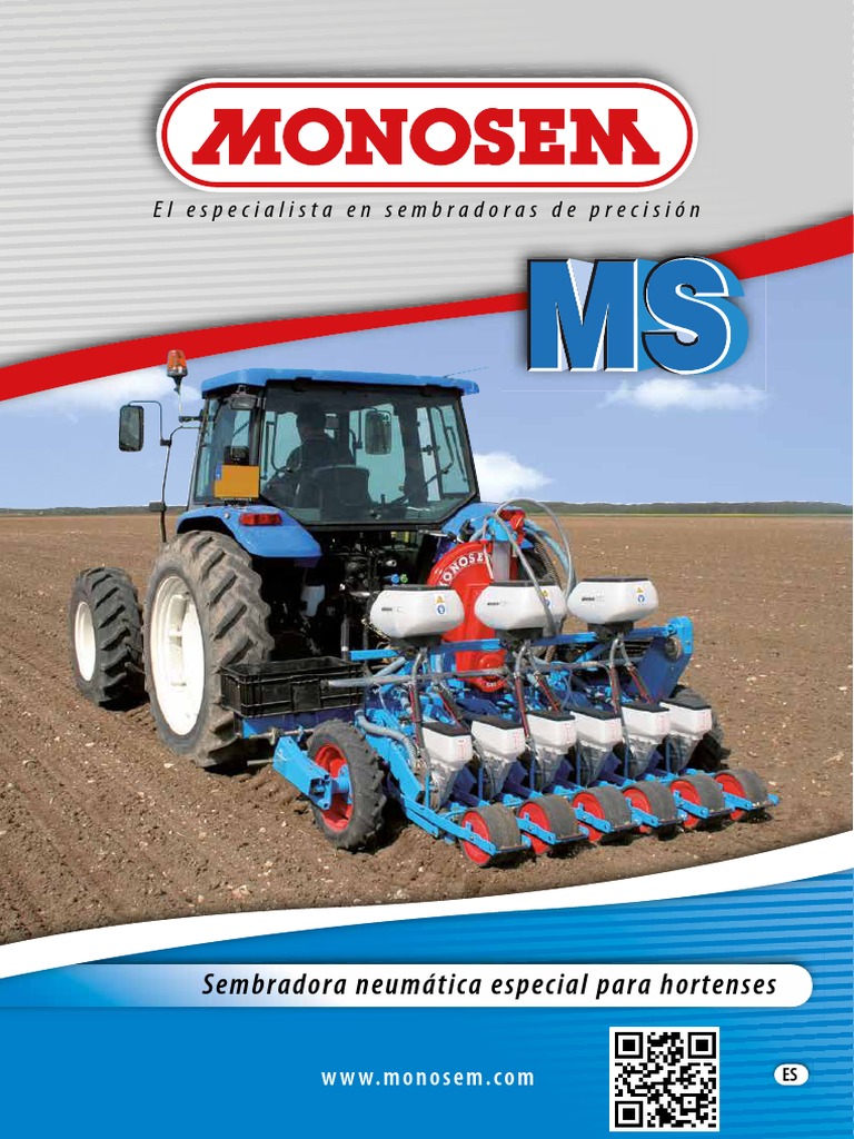 Sembradora Monosem: Precisión y Versatilidad | PDF | Siembra | Naturaleza