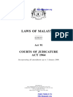Act 91 Courts of Judicature Act 1964