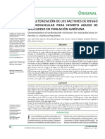 Caracterización de Los Factores de Riesgo Cardiovascular para Infarto Agudo de Miocardio en Población Garífuna