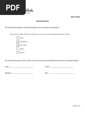 Form HonorPledge