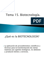 Powerpoint Biotecnología 2º Bachillertato