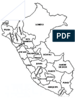 Mapa Del Peru para Colorear