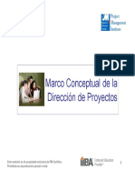 Marco Conceptual de La Dirección Del Proyecto PDF